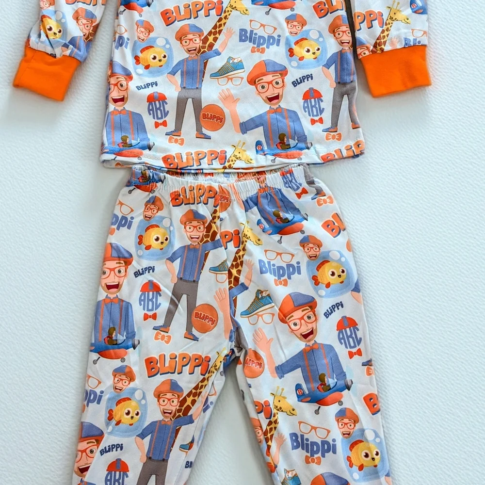 Blippi Magic Kingdom Boutique Kids Pajama Set. Sz. 2T
